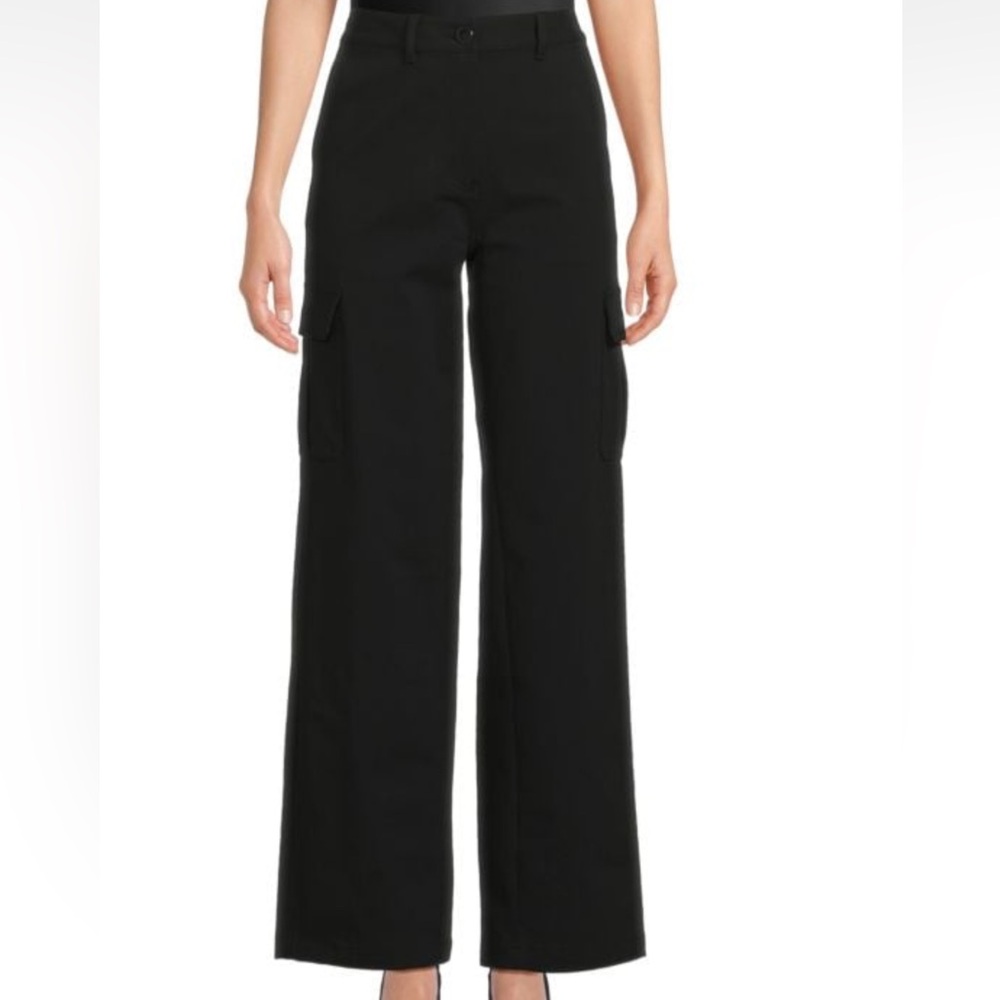 Theory Solid Black Women's Cargo Pants